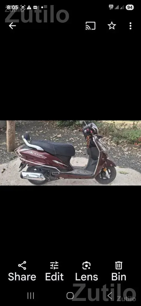 2022 Hero Destini 125 Scooter in Noble Red - Bikes - Umreth - Image 4