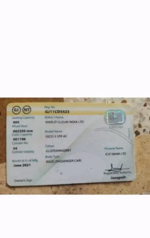 2021 Maruti Suzuki Eeco First Owner - કાર - જુનાગઢ - Image 5