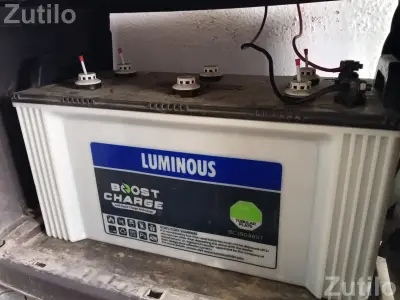 Inverter with battery and trolley