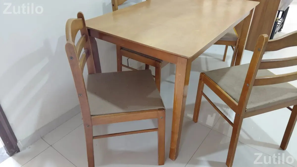 Dining table (wooden ) 4 chair - ડાઇનિંગ ટેબલ - અમદાવાદ શહેર - Image 3