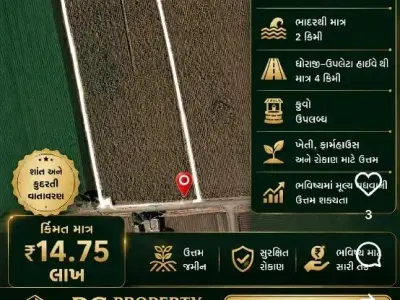 13 Vigha Agricultural Land with Well