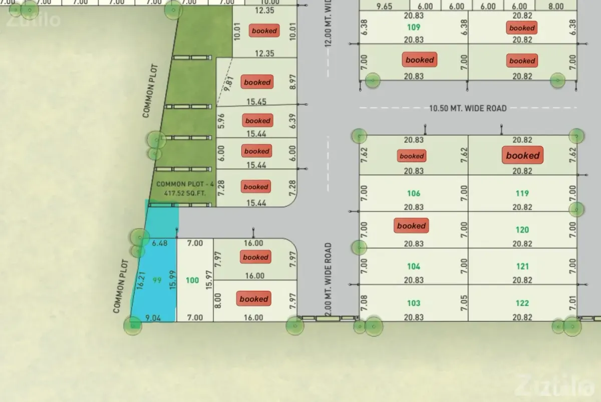 Residential Plot 148.38 Var SkyCity-1 Vadla - જમીન અને પ્લોટ - ભેસાણ - Image 2