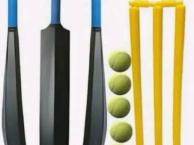 Plastic Cricket Bat and Wicket Set Plastic Cricket Bat and Wicket Set