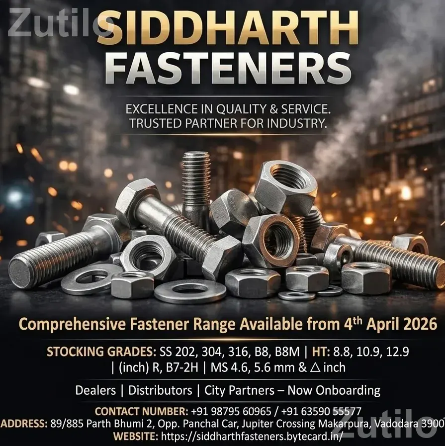 Dealing in Fasteners NUT ,  BOLT SCREW WASHER - Tools & Hardware - Vadodara City - Image 4