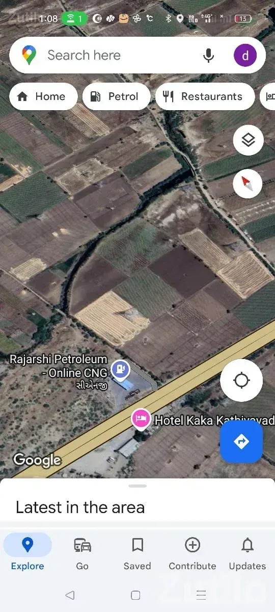 Road Touch Agricultural Land Limbdi - Land & Plots - Limbdi - Image 1
