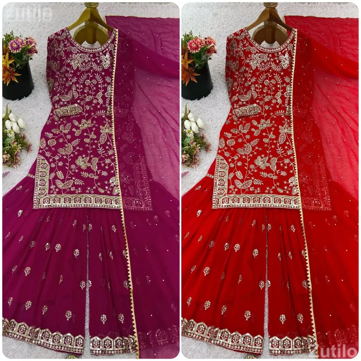 Women’s Chaniya Choli and Sharara Set - Ethnic Wear - Ahmedabad City - Image 4