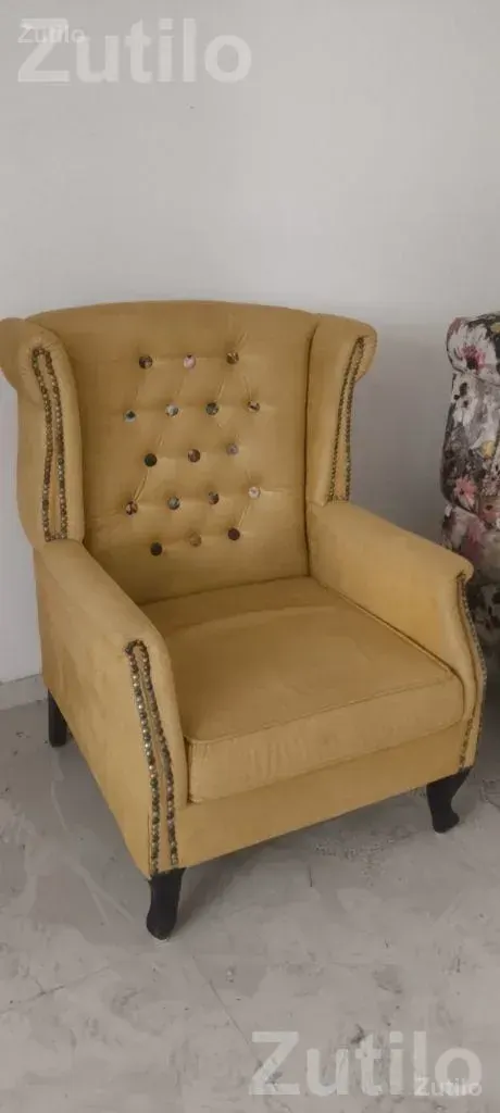 Single Seater Sofa Chair Upholstered Armchair - Sofa Sets - Sanand - Image 5