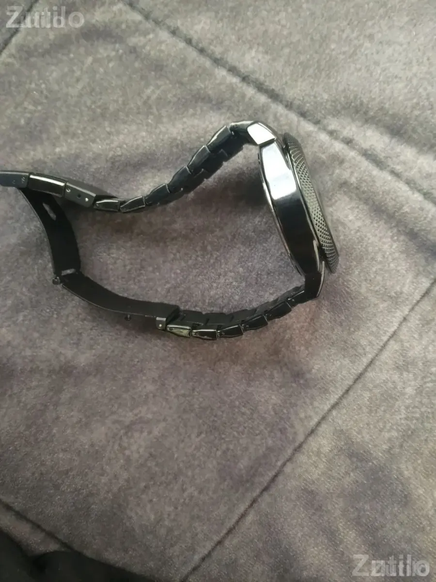 Fossil Black Metal Wrist Watch - ફેશન ઍક્સેસરીઝ - સુરત શહેર - Image 2