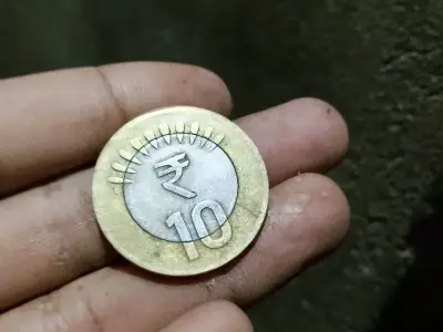 Decorative 10 Rupees Coin Collectible Decorative 10 Rupees Coin Collectible