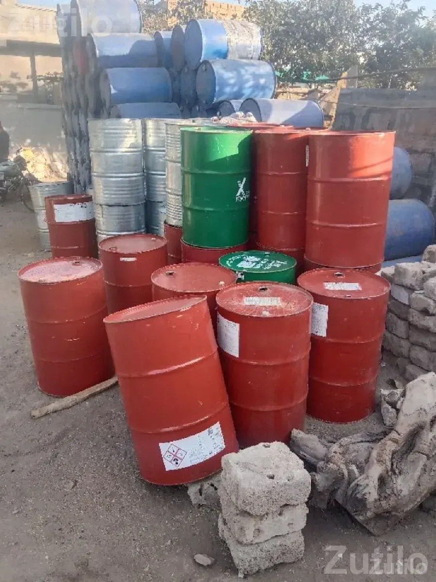 Blue Plastic Storage Barrels with Lids - Other Industrial Items - Mangrol - Image 2