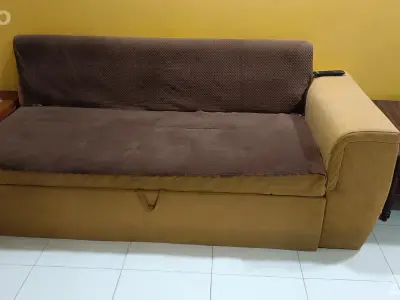 Sofa cum bed with lounger Sofa cum bed with lounger