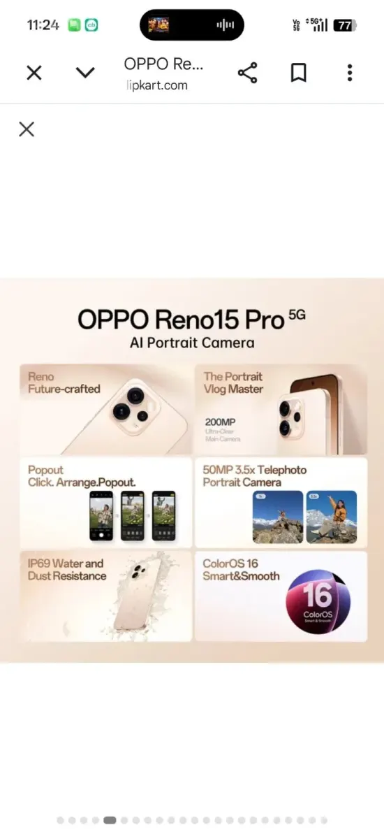 Oppo reno 15 PRO - Mobile Phones - Rajkot City - Image 5