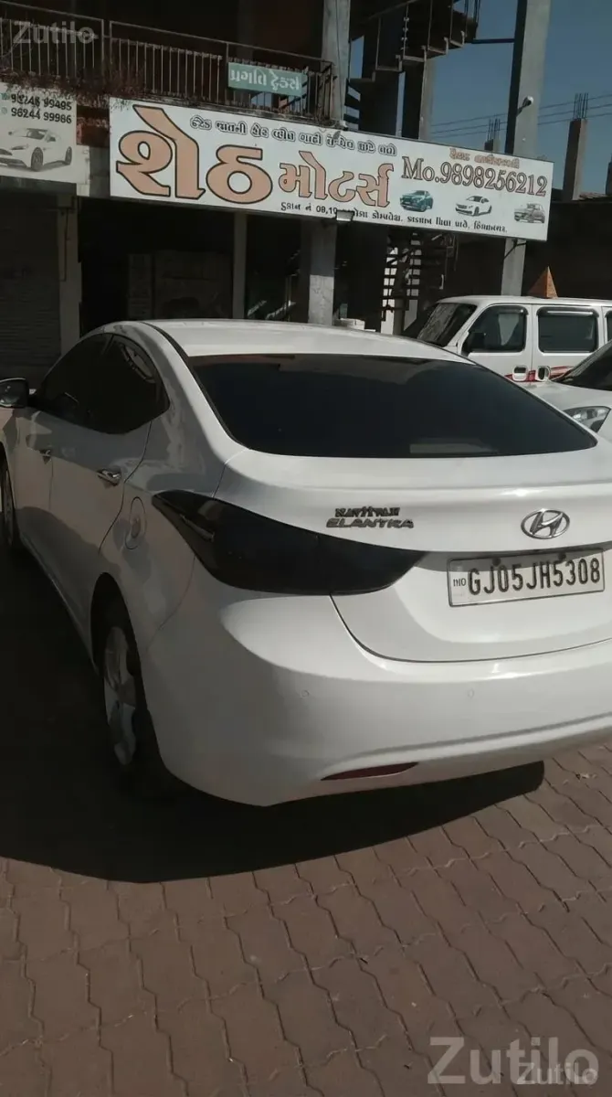 Hyundai Elantra White Wedding Car - Cars - Himmatnagar - Image 2
