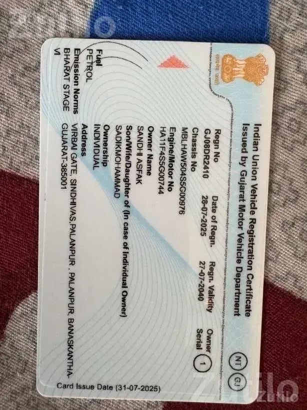 Hero HF Deluxe 2025 Bike 3050 km Run - બાઇક્સ - પાલનપુર - Image 4