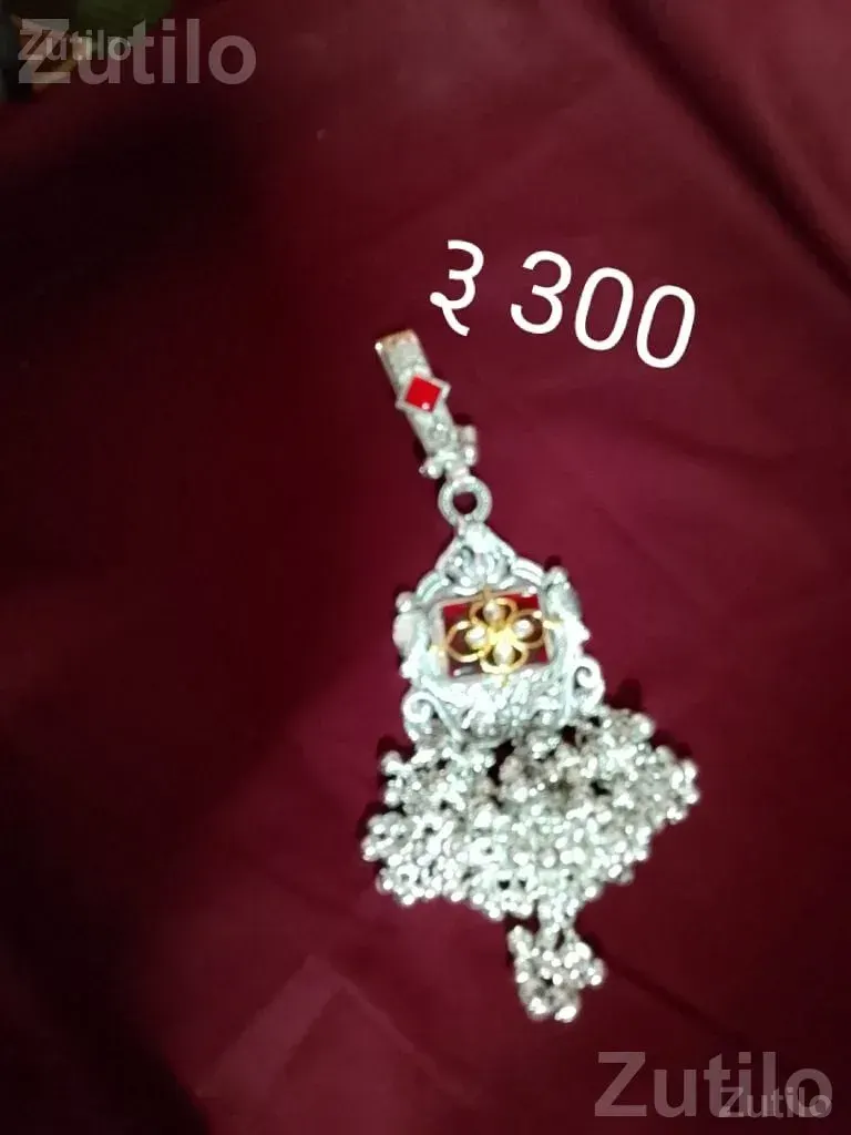Traditional Silver Tone Kada Necklace - Fashion Accessories - Rajkot City - Image 4