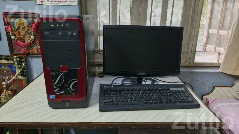 Desktop Computer System with Samsung Monitor - લેપટોપ અને કમ્પ્યુટર - ભાવનગર શહેર - Image 2