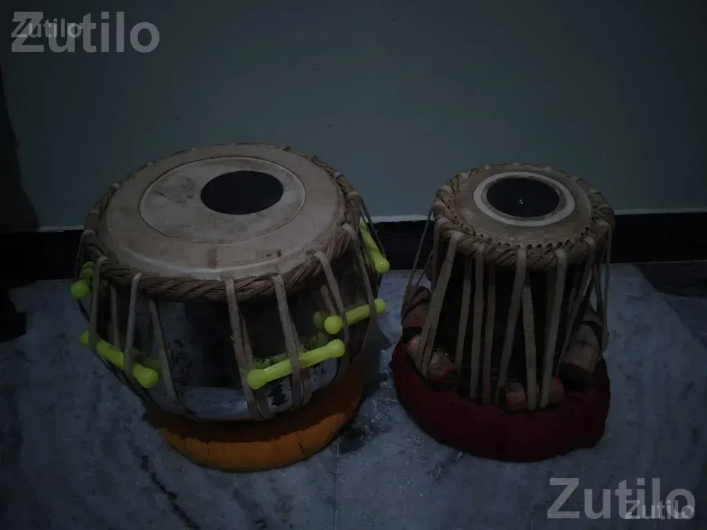 Tabla Pair with Cushions for Practice - સંગીત સાધનો - જસદણ - Image 2