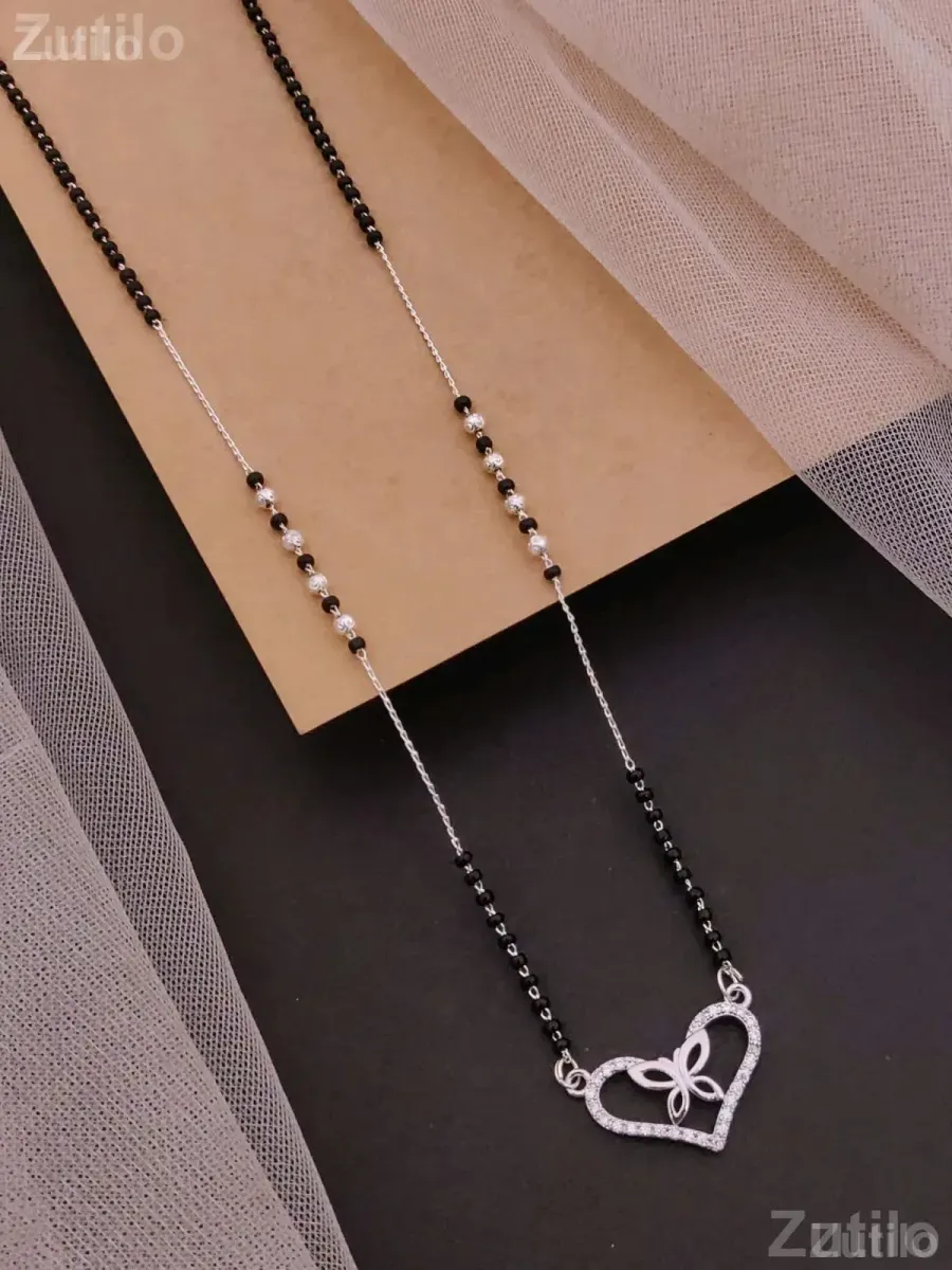 Black Beads Mangalsutra Necklace - ફેશન ઍક્સેસરીઝ - અંકલેશ્વર - Image 4