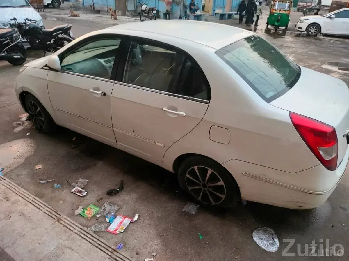 2011 Tata Manza White Sedan - કાર - ધોરાજી - Image 2