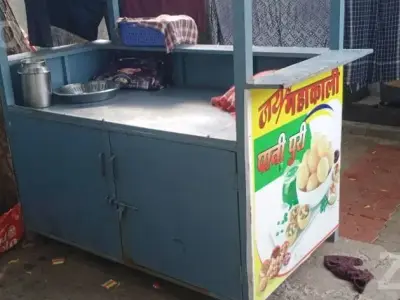 Street Food Stall Counter Cart in Good Condition