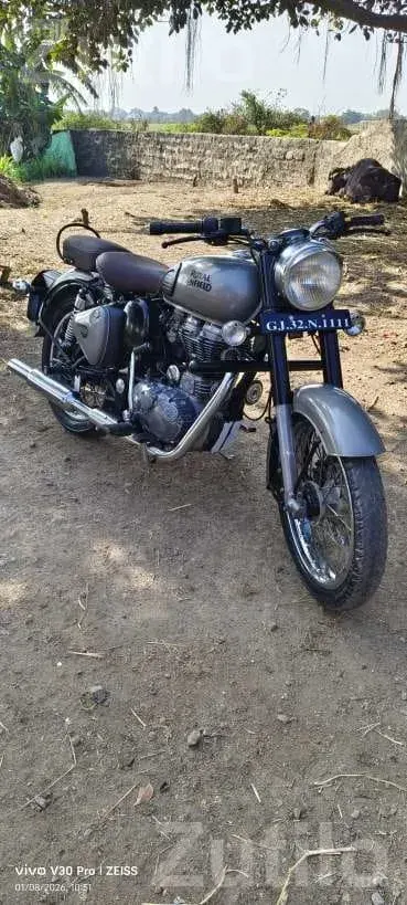 Royal Enfield Classic 2019 VIP 1111 Number - બાઇક્સ - પોરબંદર - Image 2