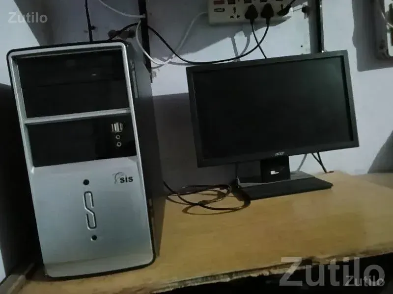 Desktop PC with Acer Monitor 4GB RAM 512GB - લેપટોપ અને કમ્પ્યુટર - કલ્યાણપુર - Image 1