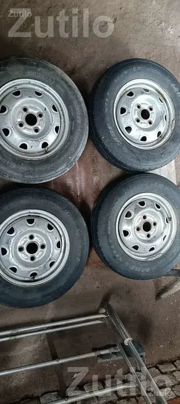 Set of 4 Eeco Car Tyres with Wheel Plates - Auto Parts - Botad - Image 3