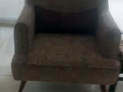 Sofa Set with Puffy and King Chair