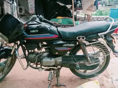 2005 Hero Honda Splendor Black Bike