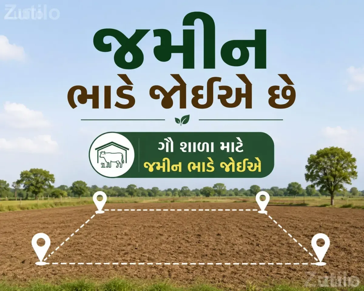 જમીન ભાડે જોઈએ છે - જમીન અને પ્લોટ - માંડવી - Image 1
