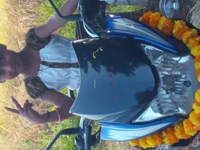 2018 Motorcycle Blue Color 2018 Motorcycle Blue Color