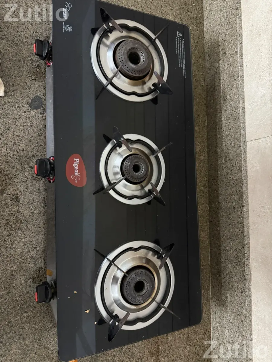 Pigeon Gas glass stove - ગેસ સ્ટોવ / ઈન્ડક્શન કૂકર્સ - રાજકોટ શહેર - Image 2
