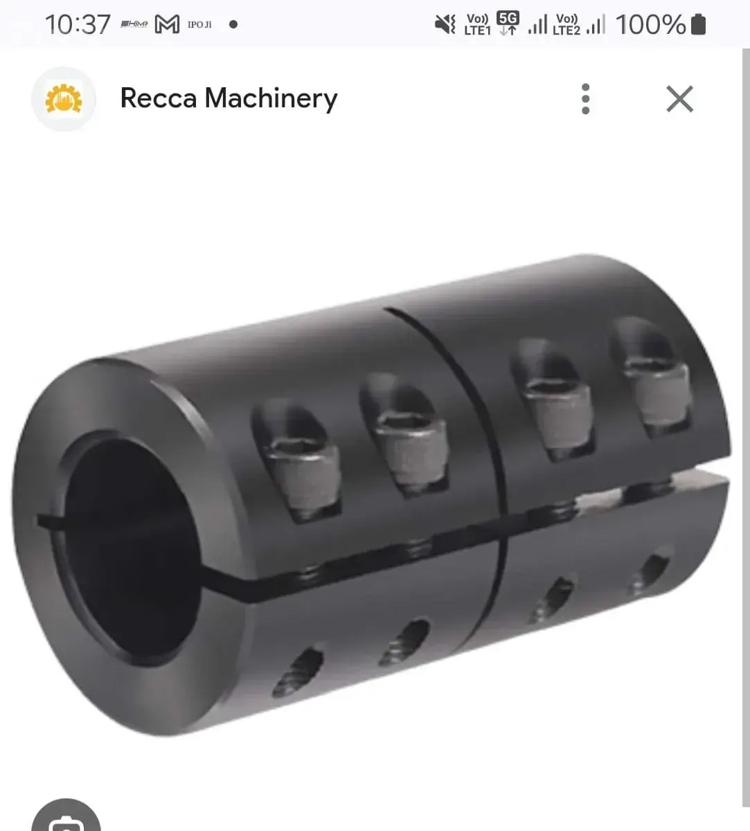 Recca Machinery Shaft Coupling Clamp - Industrial Spare Parts - Dhrol - Image 1
