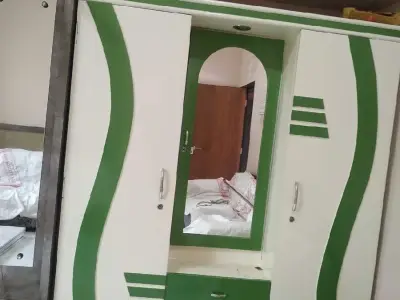 Wooden Wardrobe with Mirror Cabinet Wooden Wardrobe with Mirror Cabinet