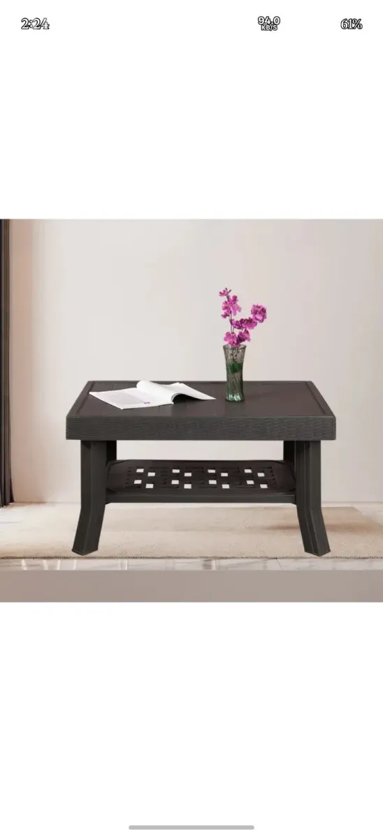 Vegas Plastic Outdoor Table (Finish Color -Brown, DIY (Do-It-Yourself)) - Dining Tables & Sets - Surat City - Image 2