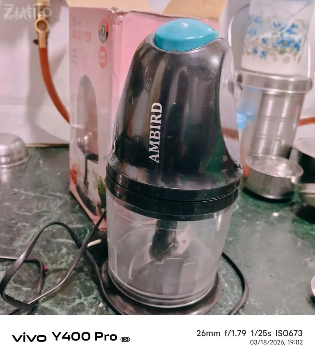 AMBIRD 300W Electric Chopper with 2 Blades - Mixer / Grinder / Juicer - Rajkot City - Image 3