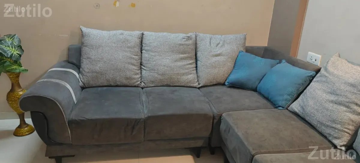 Six seater sofa set L shape, 95inchX105inch - સોફા સેટ - પાદરા - Image 4