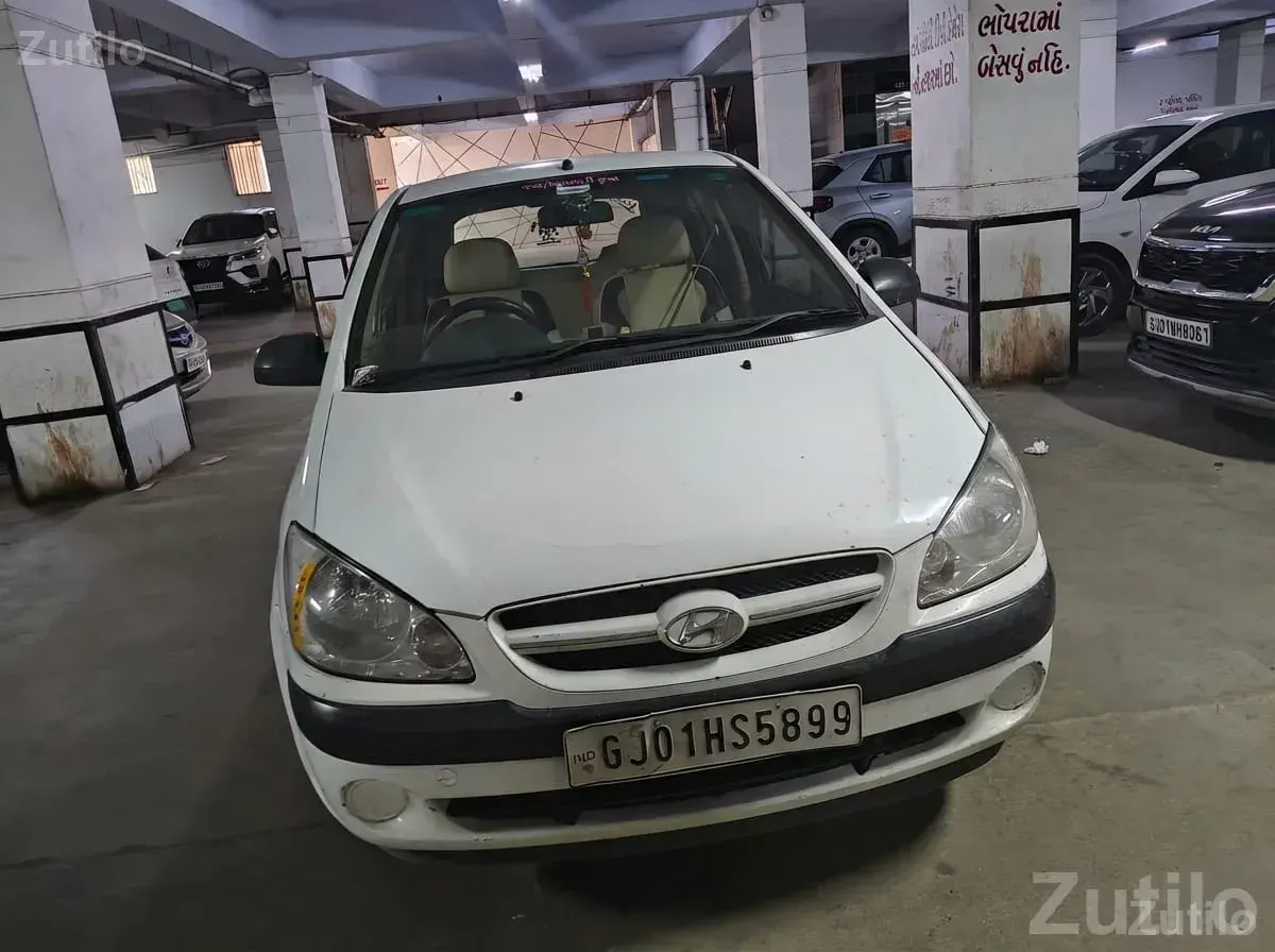 White Hyundai Getz – Reliable Hatchback Car - Cars - Ahmedabad City - Image 3