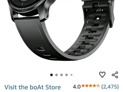 boAt Ultima Prime Smartwatch Onyx Black boAt Ultima Prime Smartwatch Onyx Black