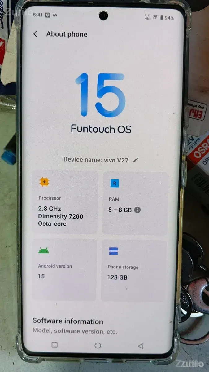 vivo v27 - મોબાઇલ ફોન - વાલિયા - Image 3