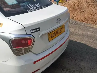 Hyundai Xcent Prime White Taxi Car Hyundai Xcent Prime White Taxi Car