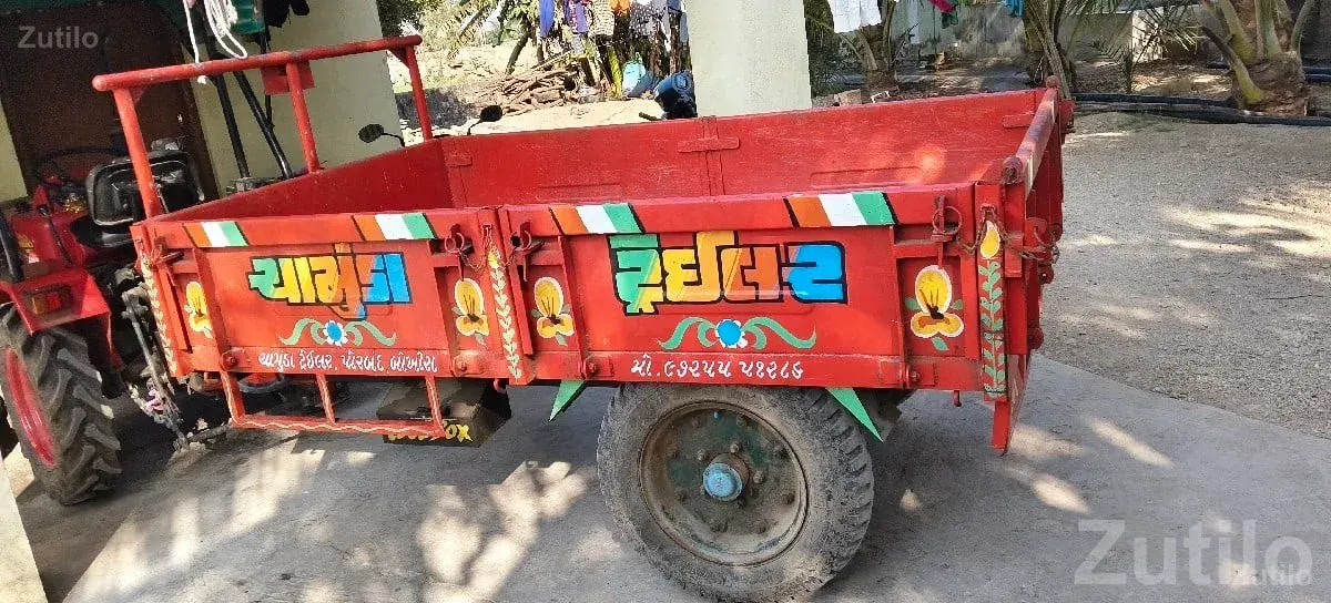 Heavy Duty Tractor Trolley 2025 Model - બાંધકામના વાહનો - છાયા - Image 3