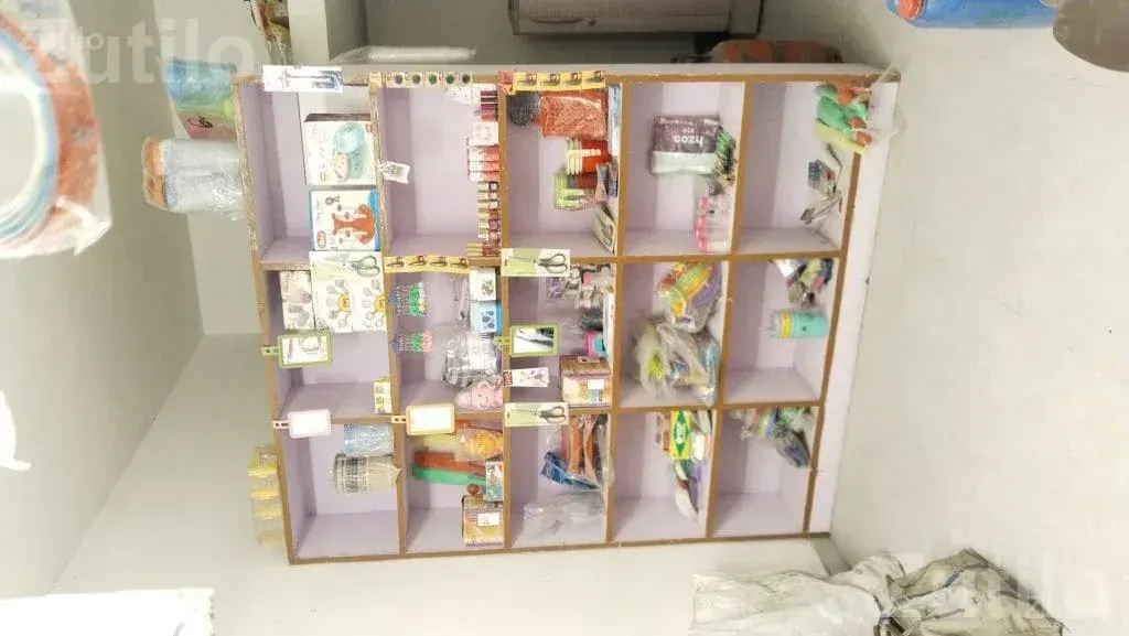 Shop Display Rack 7x6 Wooden Shelving Unit - Office Furniture - Kotda Sangani - Image 2