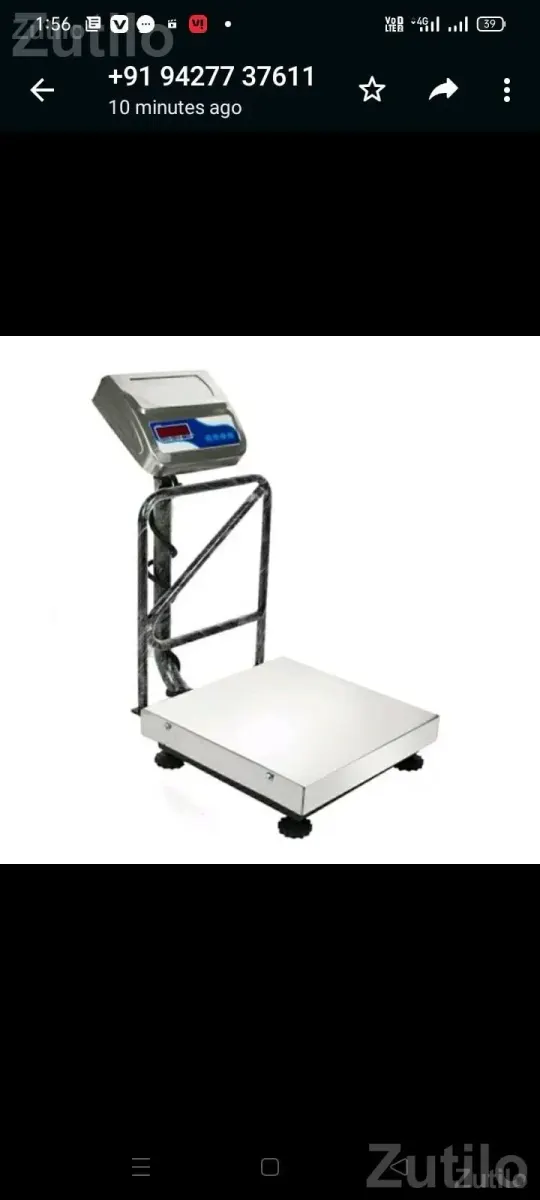 Electronic Platform Weighing Scale 12x12 Inch - Office Equipment & Supplies - Surat City - Image 2