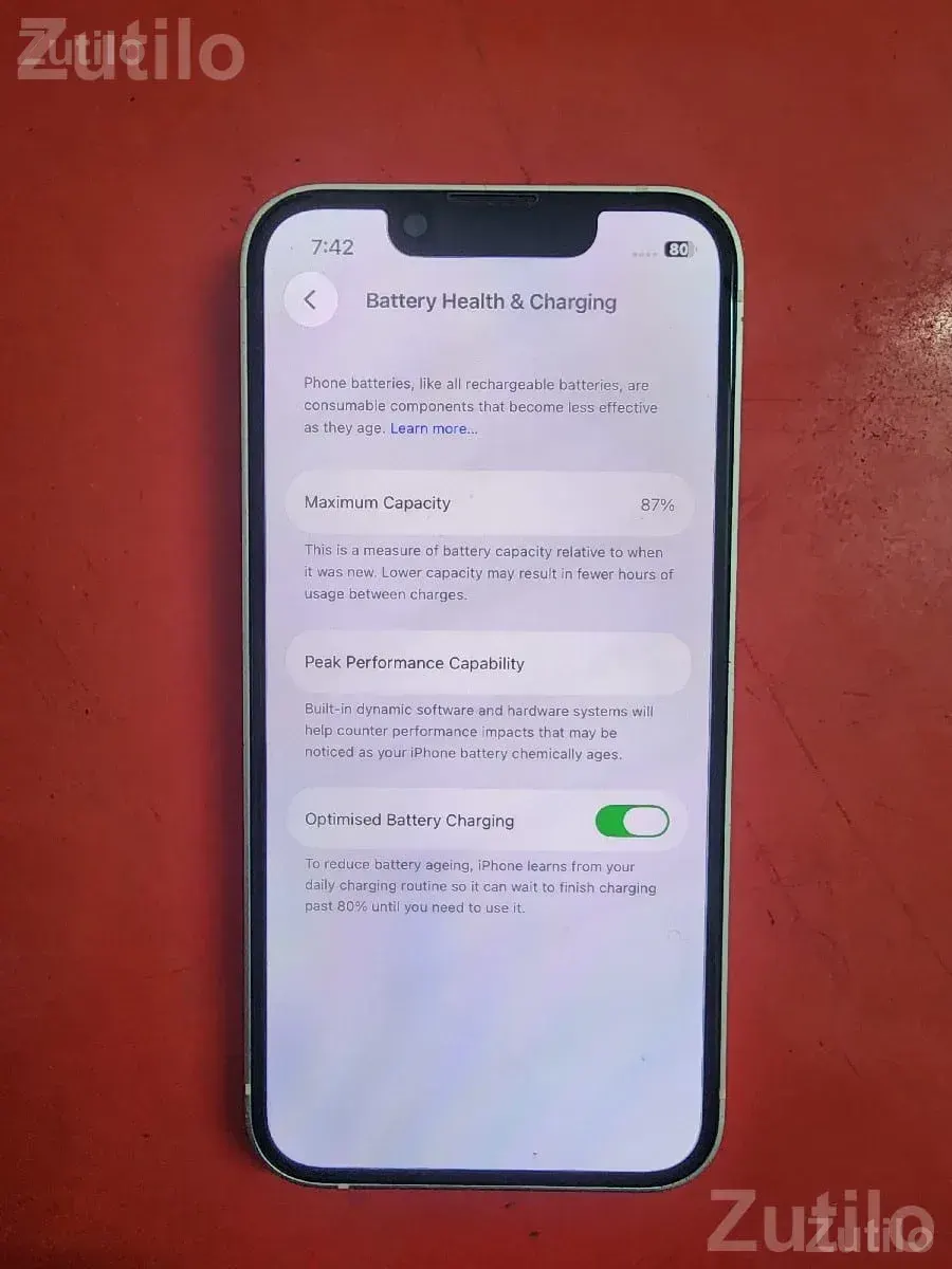 iPhone 13 Mini 128GB White with Bill Box Cable - મોબાઇલ ફોન - સુત્રાપાડા - Image 2