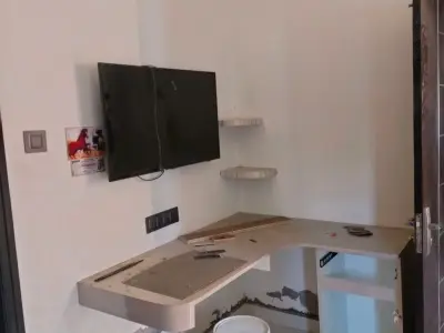 Wall Mounted Cupboard and Study Table Unit Wall Mounted Cupboard and Study Table Unit