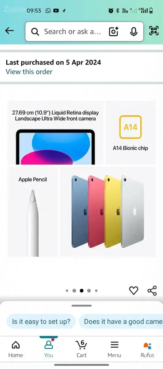 Apple iPad 10th Gen 64GB Wi‑Fi Blue - Mobile Phones - Gadhada - Image 2