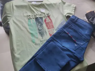 Men's T-Shirt and Pant Clothing Set Men's T-Shirt and Pant Clothing Set