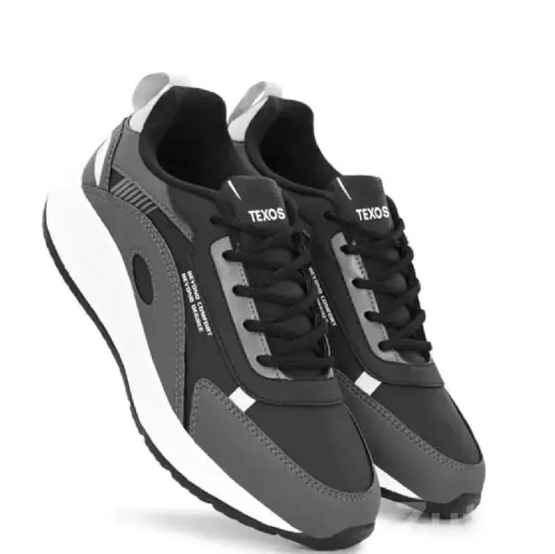 Stylish Grey Orange Sneakers for Men - મોબાઇલ ફોન - રણાવાવ - Image 2