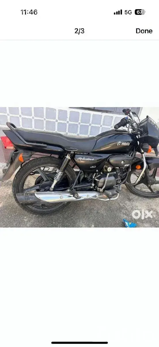 Hero Splendor Black Bike with VIP Number - Bikes - Rajkot City - Image 2